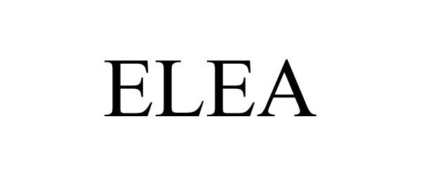 Trademark Logo ELEA