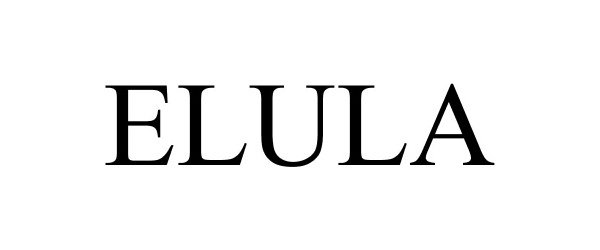 Trademark Logo ELULA