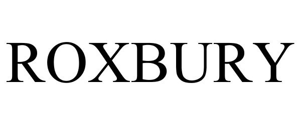 Trademark Logo ROXBURY