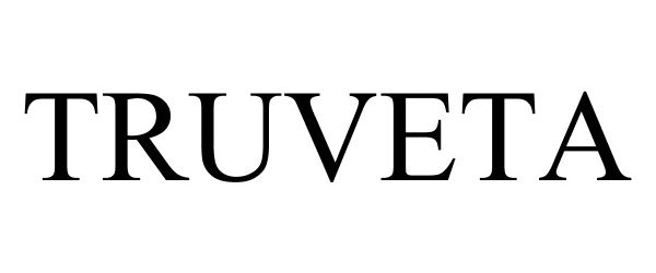 Trademark Logo TRUVETA