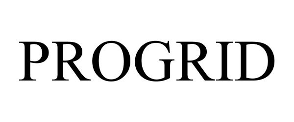 Trademark Logo PROGRID