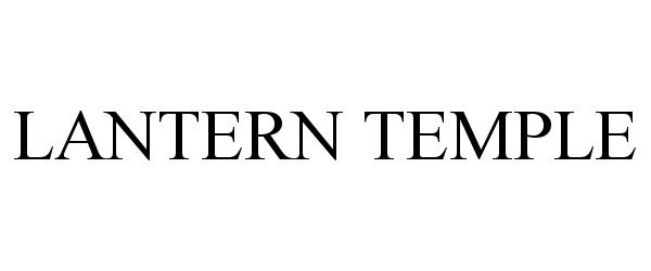 Trademark Logo LANTERN TEMPLE