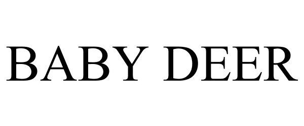 Trademark Logo BABY DEER