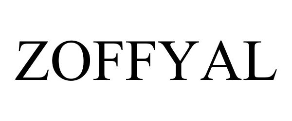 Trademark Logo ZOFFYAL