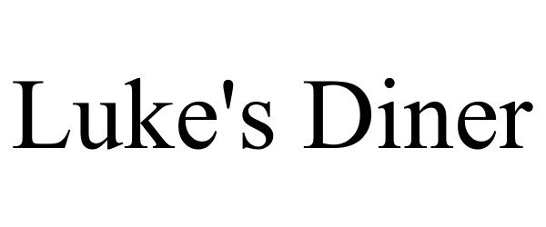 Trademark Logo LUKE'S DINER