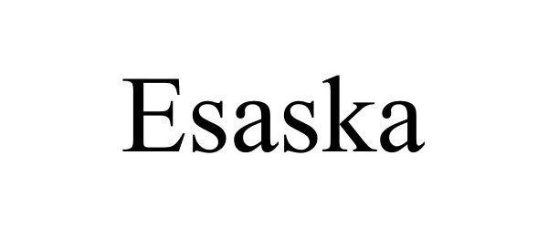 Trademark Logo ESASKA