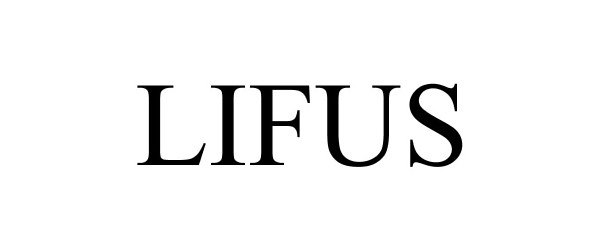 Trademark Logo LIFUS