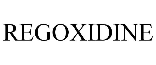 Trademark Logo REGOXIDINE