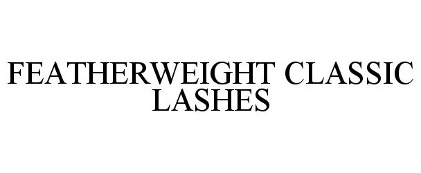 Trademark Logo FEATHERWEIGHT CLASSIC LASHES