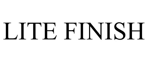 Trademark Logo LITE FINISH