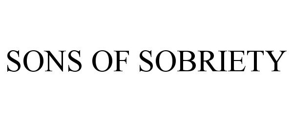 Trademark Logo SONS OF SOBRIETY