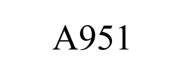  A951