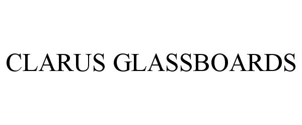  CLARUS GLASSBOARDS