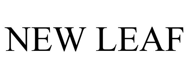 Trademark Logo NEW LEAF