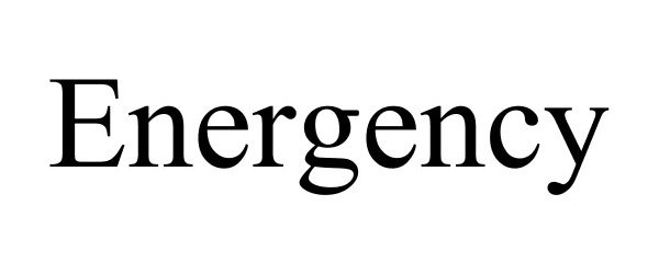 Trademark Logo ENERGENCY