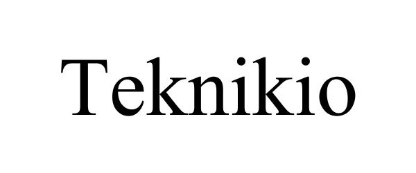 Trademark Logo TEKNIKIO