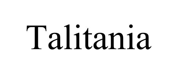 Trademark Logo TALITANIA