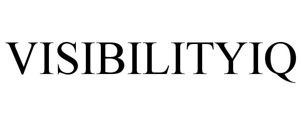 Trademark Logo VISIBILITYIQ