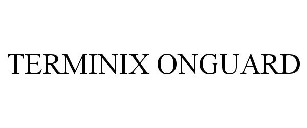 Trademark Logo TERMINIX ONGUARD