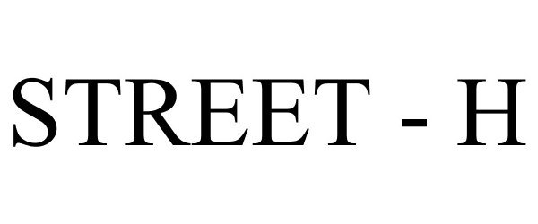 Trademark Logo STREET - H