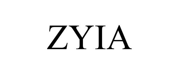Trademark Logo ZYIA
