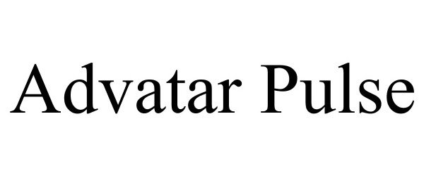 Trademark Logo ADVATAR PULSE