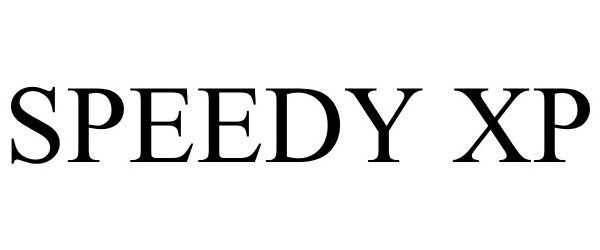 Trademark Logo SPEEDY XP