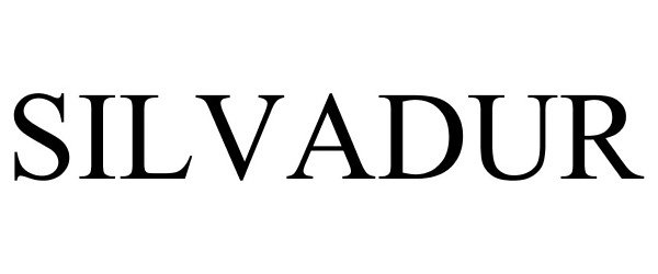 Trademark Logo SILVADUR