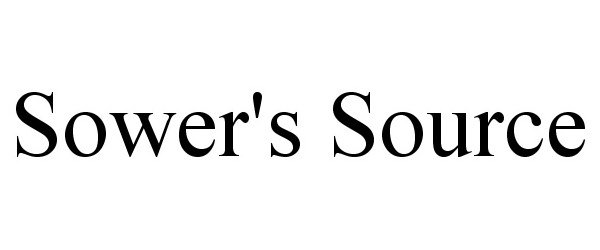 Trademark Logo SOWER'S SOURCE