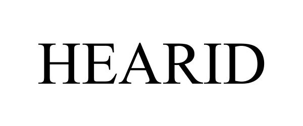 Trademark Logo HEARID