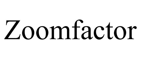 Trademark Logo ZOOMFACTOR