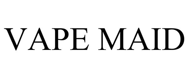 Trademark Logo VAPE MAID