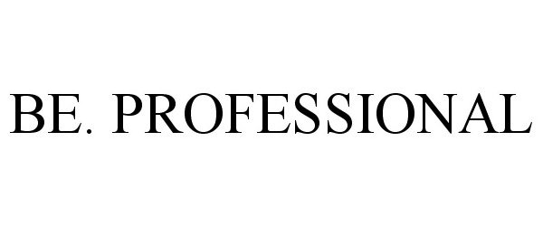  BE. PROFESSIONAL
