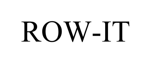 Trademark Logo ROW-IT