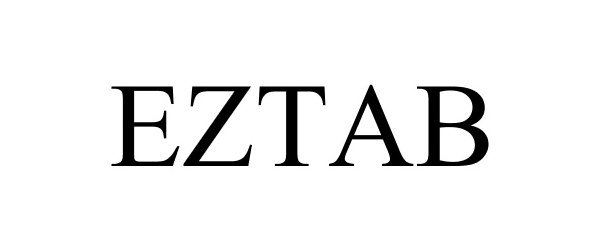 Trademark Logo EZTAB