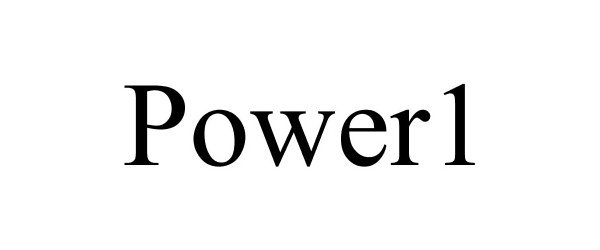 Trademark Logo POWER1
