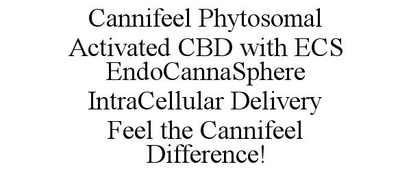  CANNIFEEL PHYTOSOMAL ACTIVATED CBD WITH ECS ENDOCANNASPHERE INTRACELLULAR DELIVERY FEEL THE CANNIFEEL DIFFERENCE!