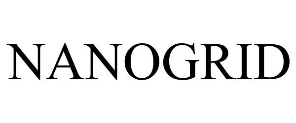 Trademark Logo NANOGRID