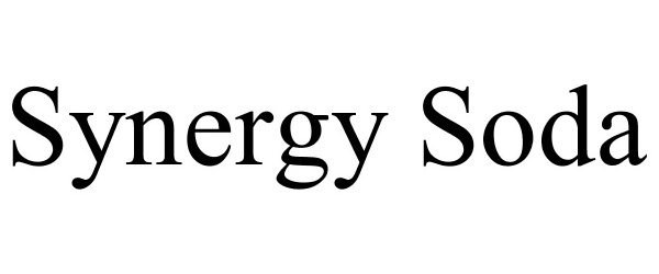 Trademark Logo SYNERGY SODA