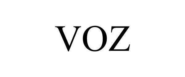 Trademark Logo VOZ