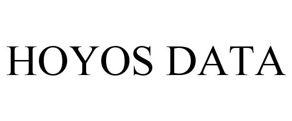 Trademark Logo HOYOS DATA