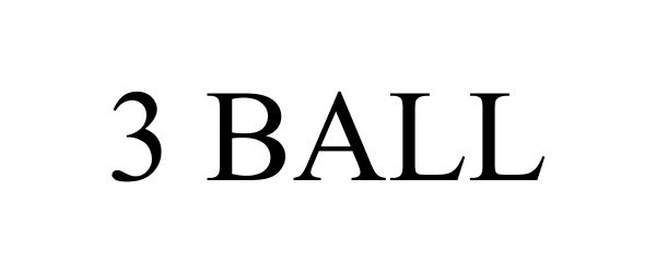 Trademark Logo 3 BALL