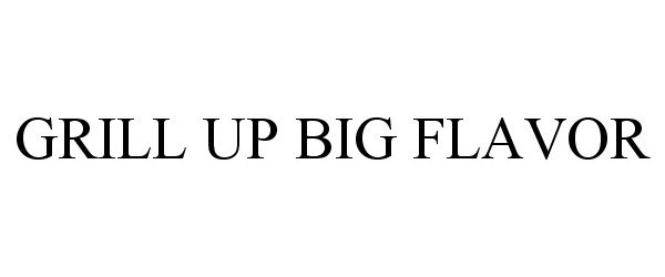 Trademark Logo GRILL UP BIG FLAVOR