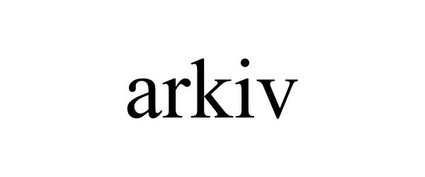 Trademark Logo ARKIV