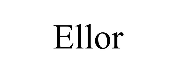 Trademark Logo ELLOR