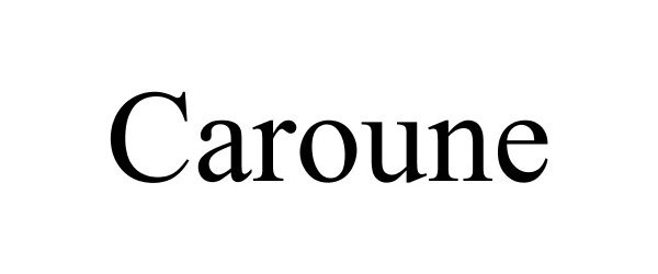 Trademark Logo CAROUNE