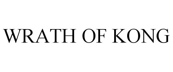 Trademark Logo WRATH OF KONG
