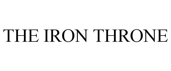  THE IRON THRONE