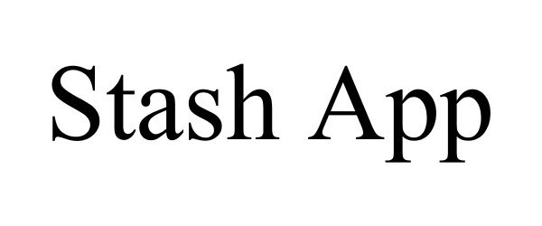 Trademark Logo STASH APP