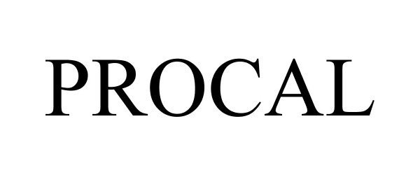 Trademark Logo PROCAL